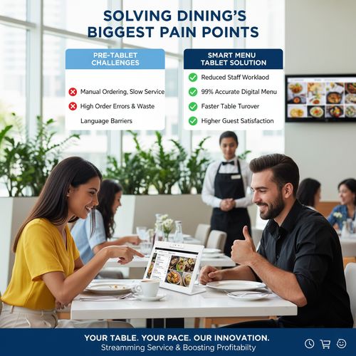 trường hợp công ty mới nhất về Reinventing Dining Efficiency with Restaurant Ordering Tablets in Dubai