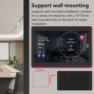 13.3Inch Wall Mounted Conference Room Tablet NFC/RFID POE Tablet Android thương mại bao quanh đèn LED