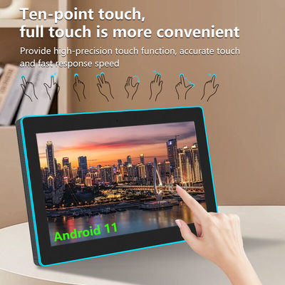 15.6Inch RK3566 NFC POE Power Tablet PC tường gắn máy họp Android Tablet với đèn LED