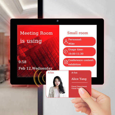 14 inch RK3568 Hệ thống đặt phòng họp Android Tablet Đèn LED xung quanh