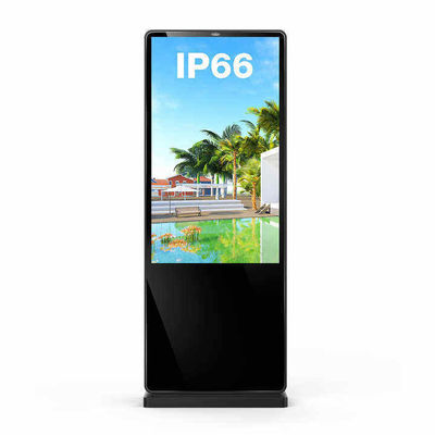 86 inch siêu lớn dọc LCD quảng cáo hiển thị cho nhà hàng trong nhà sàn đứng