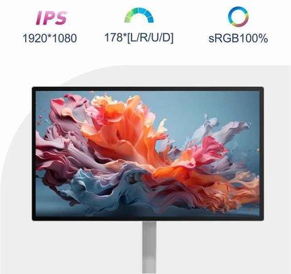 Đứng trên sàn Điện thoại truyền hình màn hình dọc 27" điều chỉnh xuống có thể cuộn Smart Stand By Me TV