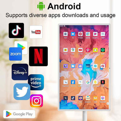 21.5 inch Floor Standing Smart TV Lcd Smart Display Indoor Android 12 Standby Me TV