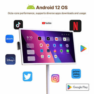 Đồ cầm trong nhà 24 inch Android di chuyển thông minh Stand By Me sàn đứng TV thông minh