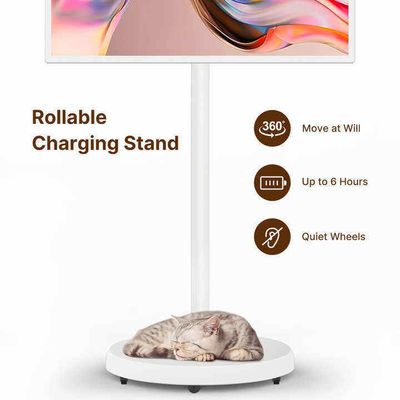 Hệ thống 21 "Android 12 Stand By Me TV Máy phát thanh thông minh màn hình cảm ứng