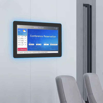10.1 inch tường gắn máy tính bảng điều khiển nhà thông minh xung quanh đèn LED cho sự thoải mái tối đa