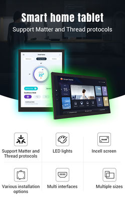9.7 inch Android 13 tự động hóa máy tính bảng tất cả trong một màn hình điều khiển nhà thông minh RK3566