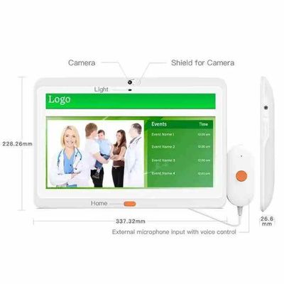Bệnh viện Android 1920X1080 13,3 inch Bảng tính năng y tế với dịch vụ trung tâm cuộc gọi