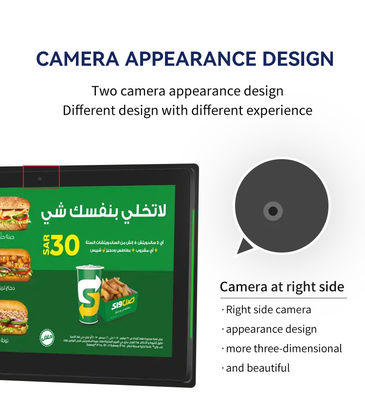 10.1Inch RK3399 2+16GB Wall Mounted Conference Room Tablet NFC POE Meeting Room Booking System với ánh sáng hai bên