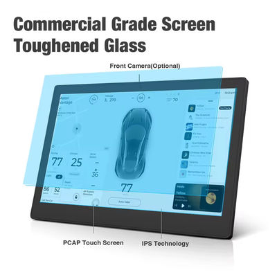 Màn hình quảng cáo gắn tường cao độ sáng 24 inch RK3399 POE Android Tablet PC bán lẻ