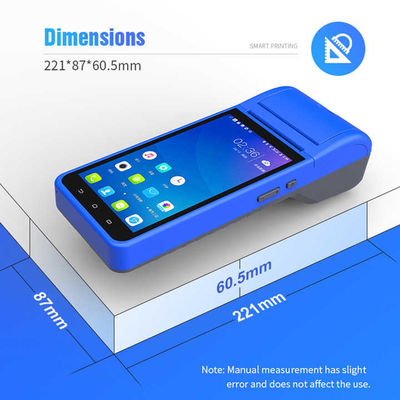 Smart NFC Mobile Payment Terminal Máy POS di động 5,5 inch Máy thông minh cầm tay Smart Terminal với máy in máy ảnh