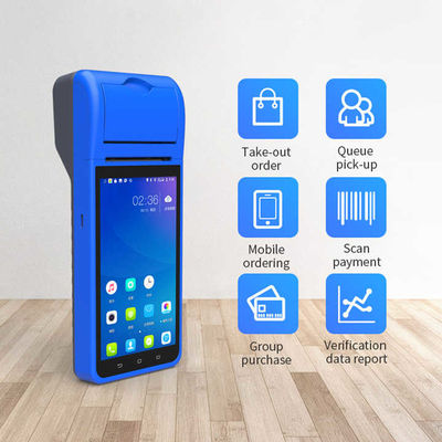 Smart NFC Mobile Payment Terminal Máy POS di động 5,5 inch Máy thông minh cầm tay Smart Terminal với máy in máy ảnh
