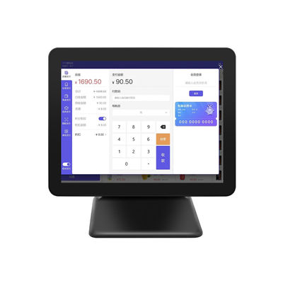 Thiết kế mới Máy tính tiền POS để bàn 15 inch 60Hz 8+256GB N100 CPU Bán lẻ POS với Máy in và Máy quét