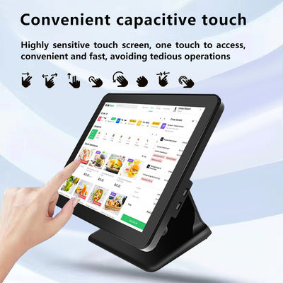 Thiết kế mới Máy tính tiền POS để bàn 15 inch 60Hz 8+256GB N100 CPU Bán lẻ POS với Máy in và Máy quét