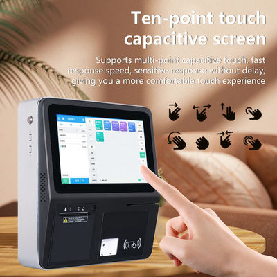 Công nghệ máy in chuyển nhiệt 11.6 Inch Android POS Kiosk cho siêu thị Nhà hàng 4GB 32GB NFC 58mm Touch Screen