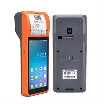 Máy POS Android cầm tay 5.5" Máy tính tiền Màn hình cảm ứng Thiết bị đầu cuối POS di động WiFi USB NFC Thanh toán cho Bán lẻ Xanh lam