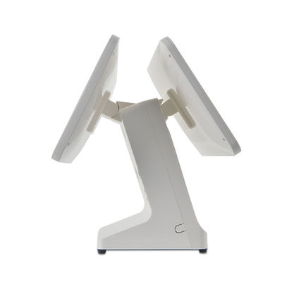 Đặt hàng nhà hàng Máy bán hàng Android với màn hình kép 15,6 inch và CPU Intel Celeron J1900