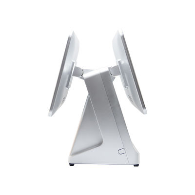 15.6' 14' Máy POS hệ thống Android màn hình kép với ngăn thanh toán tiền mặt và tất cả trong một cảm ứng thông minh phần mềm POS đầu cuối