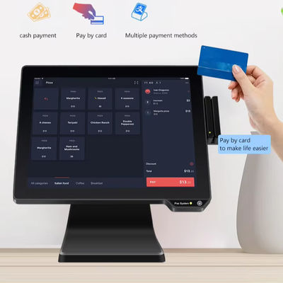 Máy POS màn hình cảm ứng 15.1/15.6 inch cho bán lẻ và nhà hàng, thanh toán NFC, máy tính tiền