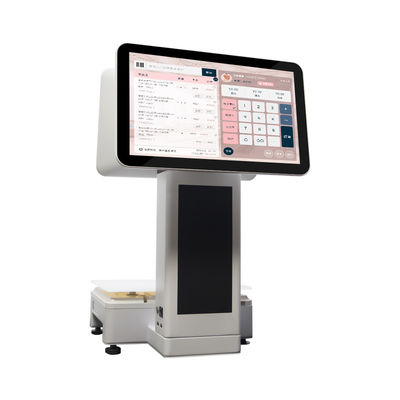 Hệ thống POS siêu thị màn hình cảm ứng kép 15,6 inch với in ấn quy mô tích hợp giao thức không dây NFC giao diện VGA