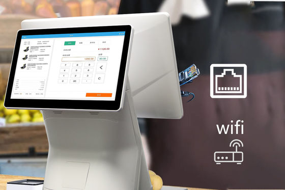 DDR3 2G Memory 15.6 Inch Desk Touch Screen tự đặt hàng Kiosk thanh toán cho thanh toán không tiền mặt và nhà hàng