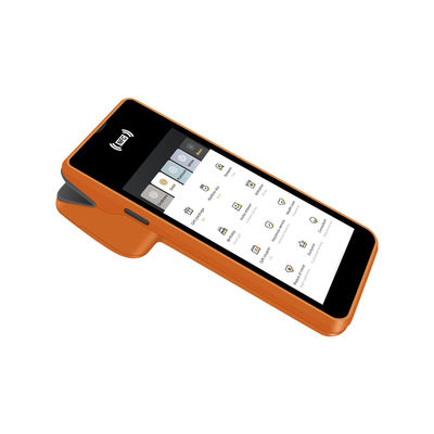 5.45 inch Máy Pos cầm tay thông minh NFC Điện thoại thanh toán đầu cuối Orange POS System với máy in máy ảnh