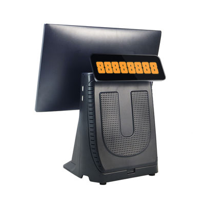 Máy POS cảm ứng màn hình 15.6" hiệu năng cao, bộ xử lý I3, tất cả trong một, dành cho siêu thị và bán lẻ, có màn hình hiển thị cho khách hàng