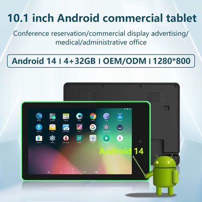 10.1-inch Wall Mount Android Tablet với Quad-core Rockchip RK3576 và 4-Sided LED Light Bar để đặt phòng họp
