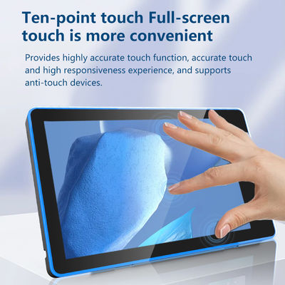 10.1-inch Wall Mount Android Tablet với Quad-core Rockchip RK3576 và 4-Sided LED Light Bar để đặt phòng họp
