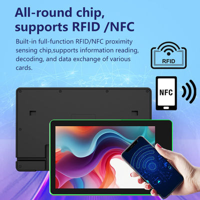 10.1-inch Wall Mount Android Tablet với Quad-core Rockchip RK3576 và 4-Sided LED Light Bar để đặt phòng họp