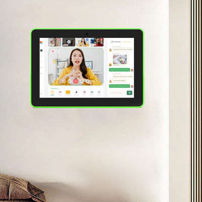 10.1-inch Wall Mount Android Tablet với Quad-core Rockchip RK3576 và 4-Sided LED Light Bar để đặt phòng họp