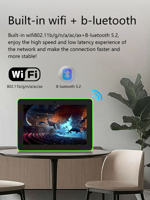 Máy tính bảng Android gắn tường 8 inch với đèn LED 4 cạnh và POE NFC cho Nhà thông minh và Đặt phòng họp