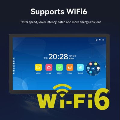 Màn hình quảng cáo kỹ thuật số thương mại 32 inch siêu mỏng, màn hình cảm ứng, máy tính bảng Android lõi tứ Rockchip, POE NFC WIFI