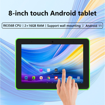 Máy tính bảng Android POE NFC màn hình cảm ứng 8 inch gắn tường cho doanh nghiệp với đèn LED, màn hình hiển thị biển báo kỹ thuật số, hệ thống đặt phòng họp