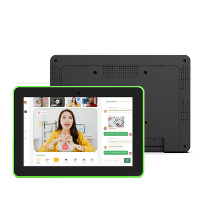 Máy tính bảng Android POE NFC màn hình cảm ứng 8 inch gắn tường cho doanh nghiệp với đèn LED, màn hình hiển thị biển báo kỹ thuật số, hệ thống đặt phòng họp