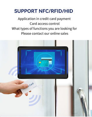 Máy tính bảng Android POE RK3566 15.6 inch gắn tường, đèn LED, hệ thống đặt phòng phòng họp