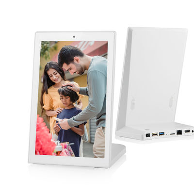 8 inch hình chữ L kiosk kinh doanh màn hình cảm ứng máy tính bảng Android Dịch vụ khách hàng Phản hồi cho nhà hàng khách sạn