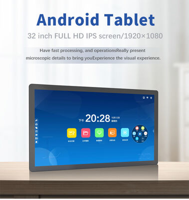 Màn hình quảng cáo kỹ thuật số treo tường 32 inch, máy tính bảng Android, POE, NFC, chức năng wifi