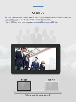 Màn hình quảng cáo kỹ thuật số treo tường 32 inch, máy tính bảng Android, POE, NFC, chức năng wifi