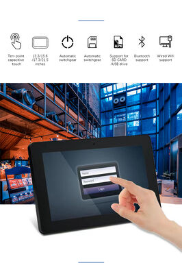 Màn hình quảng cáo kỹ thuật số treo tường 32 inch, máy tính bảng Android, POE, NFC, chức năng wifi