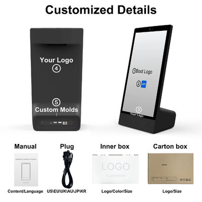 L loại máy tính để bàn 15.6inch 1920x1080 android 15 máy tính bảng Wi-Fi NFC Capacitive màn hình cảm ứng 10000mah Octa Core thức ăn nhanh othering với loa