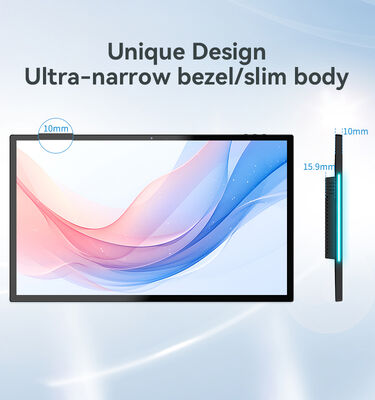 15.6 inch RK3566 Quad Core Android Tablet PC với LED Light Bar cho sử dụng phòng hội nghị gắn trên tường