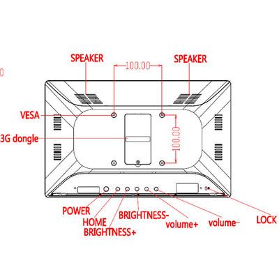 8GB ROM WIFI RJ45 POE 15.6inch All In One Touch Screen PC cực mỏng