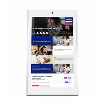 Máy tính bảng Android 10-Inch UL-Certified Portrait với RJ45 và PoE cho các ứng dụng công nghiệp