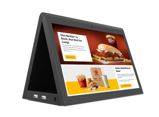 Máy tính bảng Android 10 inch với màn hình kép RK3288 Màn hình để bàn POE Quảng cáo máy tính bảng