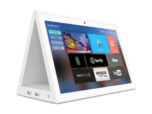 Màu trắng RK3288 10.1 Inch Android Tablet PC, POS Dual Screen Android Tablet