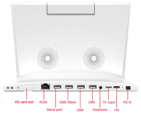 Máy tính để bàn 2GB RAM 14 Inch Android Tablet NFC POS All In One Tablet PC 250cd/m2