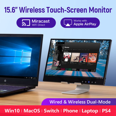 350cd/M2 Gaming Touch Screen Monitor / Laptop PC 11mm WiFi Portable Monitor