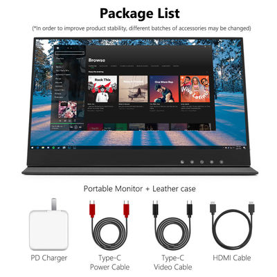 15.6 inch 4k 1920x1080 Portable Wireless Touch Screen Monitor