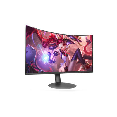 Black Desktop 2ms 1080p 60hz Curved Monitor / Lcd Pc Monitor